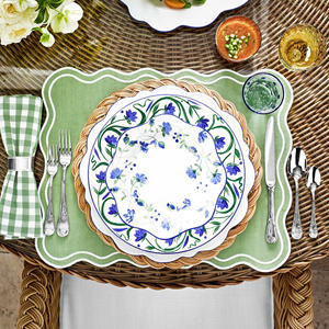 Ecofriendly <b>Placemat</b> for Wedding Party Table Chargers Plates Round Rattan <b>Placemats</b> - Product Image 3