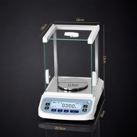 Balance analytique de haute précision, précision 0,001 g, balance de laboratoire électronique numérique, plateau en acier inoxydable, 220 g/1000 g