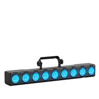 Set Lampu Mini Bar LED Laris Manis 9*8W 4-in-1 RGBW Warna IP33 Tahan Air Kontrol DMX512 Garansi 1 Tahun untuk Pencahayaan