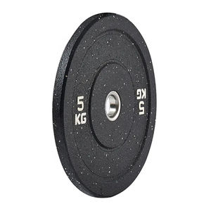 Plaques d'haltérophilie Crumb Noir Hi Temp Caoutchouc Points colorés Poids libres Plaques <span class=keywords><strong>de</strong></span> pare-chocs - Product Image 5