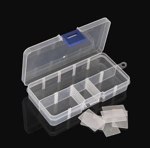 Verstelbare Divider Uitneembare Rooster Compartiment Plastic Container Opbergdoos