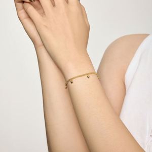 Dylam Fashion - Joyería Fina para Mujer, Pulseras de Plata 925 con Cuentas y Colgante de Círculos Múltiples para Uso Diario y Vestir - Product Image 5