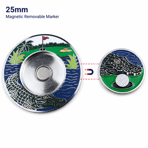 Marcador Magnético Personalizado para Pelotas de Golf, con Forma Creativa de Golf y Marcador Removible de 25 mm para Eventos de Club - Product Image 3
