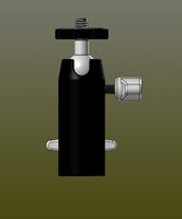 Accessoires pour appareil photo, montage à tête sphérique, universel, pivotant à 360 degrés, Mini trépied en Aluminium, anneau d'éclairage led, adaptateur tête