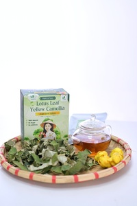Service d'exportation de tisanes commerciales : Tisane santé premium séchée et mélangée de feuille de lotus et de camélia jaune, 2g par sachet en boîte - Product Image 6