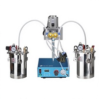 Kit de machine de moulage électrique entièrement automatique QLH-500 à double composant AB avec vanne de mélange, garantie de 3 mois, pour encapsulation époxy, fabriqué en Chine