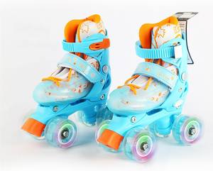 Patins en ligne réglable à roulettes <span class=keywords><strong>Quad</strong></span>, en acier inoxydable, rangée simple/Double - Product Image 5