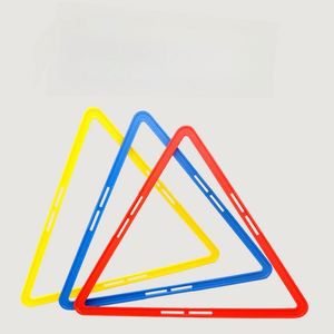 Cercle d'entraînement de football, triangle, cercle d'agilité 48 cm, équipement d'entraînement pour terrain de football et de basketball - Product Image 1
