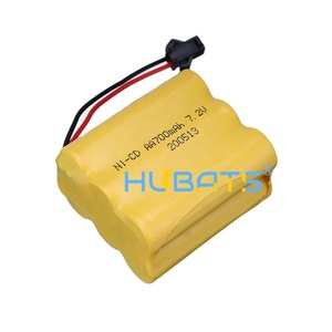 Batería <span class=keywords><strong>de</strong></span> níquel <span class=keywords><strong>cadmio</strong></span> NiCd 7,2 V 700mAh AA Paquete <span class=keywords><strong>de</strong></span> batería <span class=keywords><strong>para</strong></span> juguetes <span class=keywords><strong>de</strong></span> control remoto Coche 7,2 V NiCd 700mAh AA Batería recargable - Product Image 4