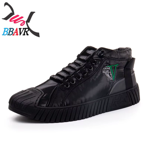 Warm Winter Fashion High-<b>top</b> Casual Soft Breathable Cotton Shoes for Men - Product Image 6