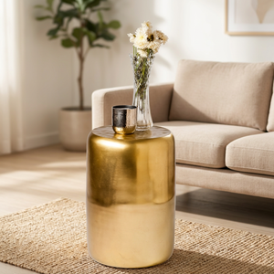 AK Brass High Quality Round Metal <b>Side</b> <b>Table</b> in <b>Gold</b> Finished Luxury <b>Table</b> For Hotel Interior Decor Furniture - Product Image 4