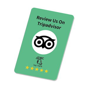 แทปโพลีเมอร์13.56MHz กันน้ำ PVC NFC RFID แทปรีวิวจาก Google <span class=keywords><strong>บัตร</strong></span> Tripadvisor แบบดิจิทัลนามบัตรแบบกำหนดเอง NFC - Product Image 3