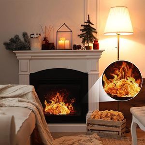 Laris Manis 100pcs Gulungan Lilin Kayu Sutra 10 Menit Waktu Menyala Pemantik Api untuk Berkemah Memasak BBQ Perapian Kompor Dikemas dalam Kantong - Product Image 5