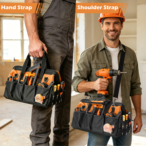 Factory <b>Tool</b> Tote 28-Pocket Portable Handheld <b>Tool</b> Organizer Electrician Repair Zipper Closure <b>Tool</b> <b>Bag</b> - Product Image 6