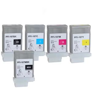 Cartouche d'encre rechargeable PFI 107, 5 couleurs, 130ml, pour imprimante grand format Canon IPF770 IPF780 IPF785 IPF670 IPF680 - Product Image 1