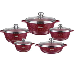 Đá Phủ Nhôm 10 Cái Dessini Ý Không Dính <span class=keywords><strong>Cookware</strong></span> <span class=keywords><strong>Set</strong></span> - Product Image 1