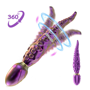 360 °   Dildo a Forma di Tentacolo in Silicone, Giocattolo Sessuale USB Ricaricabile, Dildo Fantasy a Forma di Polpo per Stimolazione del Punto G Femminile - Product Image 1