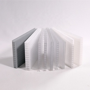 Chống cháy 8mm 10mm 12mm 16mm 18mm đôi tường multiwall đôi tường tấm <span class=keywords><strong>polycarbonate</strong></span> nhà kính bảng điều khiển - Product Image 2