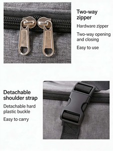 Sac isotherme grande capacité 19-36L, étanche, boîte à lunch thermique portable, pique-nique, camping, extérieur, feuille d'aluminium - Product Image 3