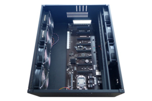 Prix spécial 8-GPU ATX Facteur de forme Boîtier de serveur en alliage d'aluminium <span class=keywords><strong>4Gb</strong></span> DDR3 RAM Boîtiers d'ordinateur et tours avec châssis 8-GPU et ventilateur - Product Image 2