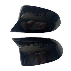   Coque de rétroviseur style corne de taureau X3 X4 X5 X6 G01 G02 G05, noir brillant, ensemble complet en ABS - Product Image 4