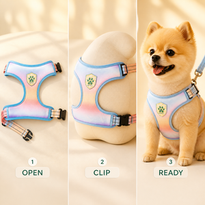 Arnés para Perros Pequeños, Oxford, Transpirable, Malla Antiescape, Hebilla de Bloqueo, Reflectante, Logotipo Personalizado OEM para <span class=keywords><strong>Chihuahua</strong></span>, Poodle, Perros de Juguete - Product Image 6