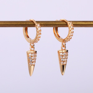 Orecchini Pendenti Geometrici con Punte per Donna, Stile Hip Hop, Gioielli alla Moda, Accessorio Audace e Distintivo - Product Image 6