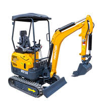 Nouvelle Mini-Excavatrice sur Chenilles 2026 pour Agriculture, Jardin et Usage Domestique - Hightop HT18