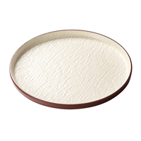 Assiettes en mélamine minimalistes et créatives pour steak, avec motif pierre, pour restaurant de luxe – Fabricant de vaisselle en mélamine