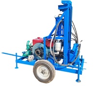 Offre Spéciale 150M 200M de profondeur petite plate-forme de forage de puits d'eau 22-35HP Machine de forage rotative hydraulique perceuse montée sur camion