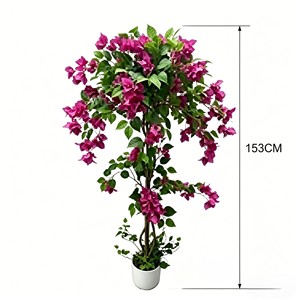 High Quality Real Touch <b>Artificial</b> Silk Bougainvillea <b>Trees</b> Durable Indoor Desktop Plants - Product Image 2