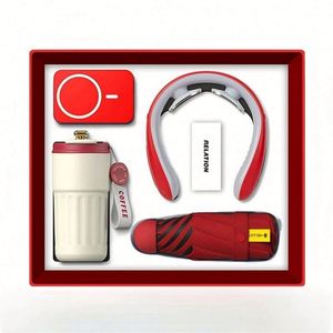 Ensemble cadeau d'entreprise écologique personnalisé de qualité supérieure, kits promotionnels de luxe, impression sérigraphique pour les essentiels de bureau - Product Image 3