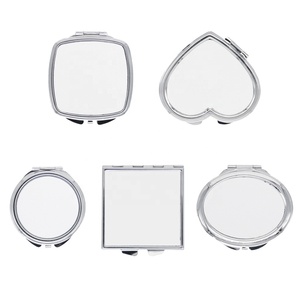 Gương trang điểm nhỏ gọn gấp đôi hai mặt in chuyển nhiệt quảng cáo Subbank Custom Pocket - Product Image 1