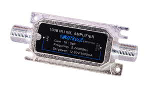 Amplificateur de signal en ligne pour télévision par satellite avec compensation de pente 950-2150 MHz - Product Image 3