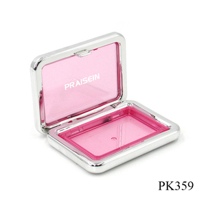 Astuccio per fard compatto <span class=keywords><strong>in</strong></span> <span class=keywords><strong>polvere</strong></span> cosmetica quadrata confezione per ombretti <span class=keywords><strong>in</strong></span> plastica <span class=keywords><strong>trasparente</strong></span> con piastra per fard personalizzata - Product Image 4