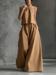 2026 Summer Women's Solid Vest & Shorts Two-piece <b>Set</b> Regular Fit Comfortable Casual Eco-Friendly Breathable Polyester <b>Knitted</b> - Product Image 5