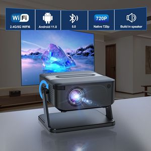 Mini projecteur portable ABS compatible 4K, WiFi 5G, pour cinéma maison extérieur et voyage - Product Image 4