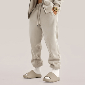 Manufacturer Wholesale <strong>Polyester</strong>/Cotton Embroidered Midweight <strong>Jogger</strong> Casual Men's High Quality Oversized Solid Color Sweatpants - Product Image 2