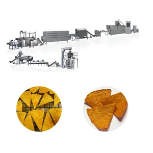 stainless steel Puffed food twin-screw extrusion Doritos snacks food production equipment