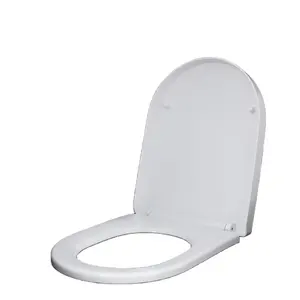 2023 Double key toilet seat universal thickening slow drop silent toilet seat shockproof compression toilet seat