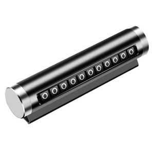 Aluminum Alloy Rotatable Car Parking <b>Number</b> Plate With Resettable <b>Lock</b> For Outdoor Use - Product Image 2
