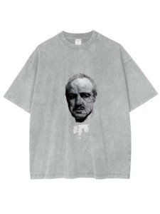 Il padrino la "legittimazione" delle t-shirt potenti estive 100% in cotone a tracolla girocollo - Product Image 2