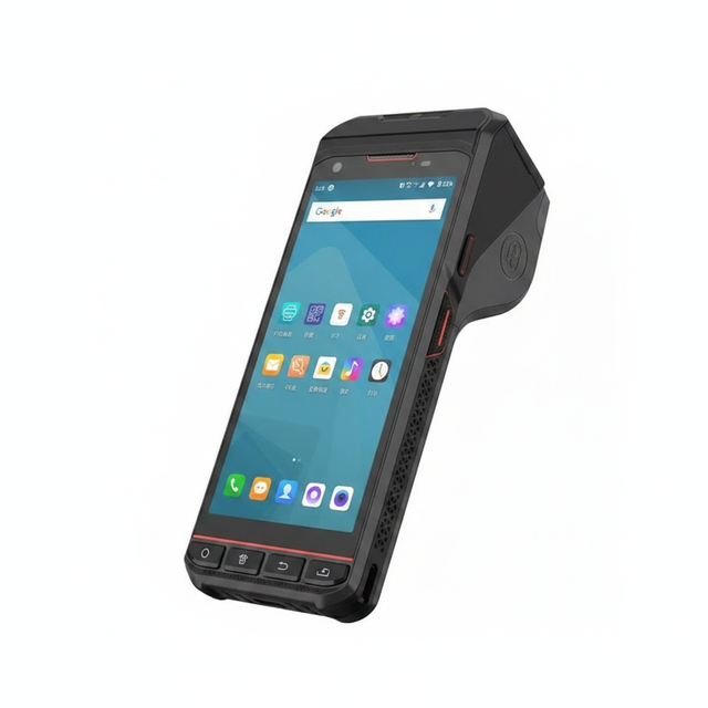 P501 5.5Inch Touch Screen Industrial Rugged PDA Barcode Scanner Android 4GB RAM Mobile Built-in Thermal Label Printer