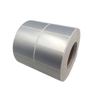 Appareils électroniques étanches Étiquettes vierges adhésives fortes en PVC PET argenté Étiquette argentée mate