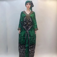 Vêtements traditionnels africains pour femmes, grande taille, kaftan musulman de Dubaï, abaya, robe de soirée, Ankara Dashiki, coton élégant à fleurs