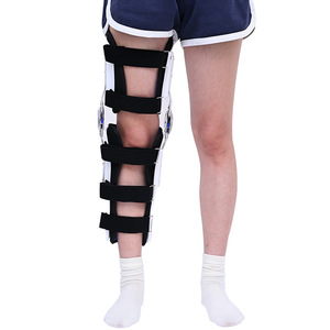 Orthèse de genou, cheville et pied Shunyingshou, attelle de genou réglable pour le soutien des lésions des ligaments, coque blanche SYS74 - Product Image 1