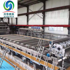 Mesin Pembuat Kertas Kraft Daur Ulang Kertas Bekas dengan Gearbox Bearing Pompa PLC Kecepatan Tinggi 300 Ton Per Hari Kertas Bergelombang Fluting - Product Image 3