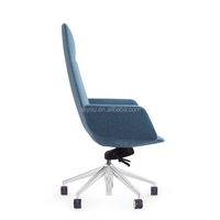 Chaise de bureau ergonomique à dossier haut, chaise de direction, chaise de patron, chaise de manager