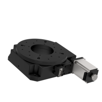 Plateforme de positionnement rotative électrique, plateforme motorisée de haute précision |   Répétabilité de ±0,0012 " pour les équipements semi-conducteurs et optiques