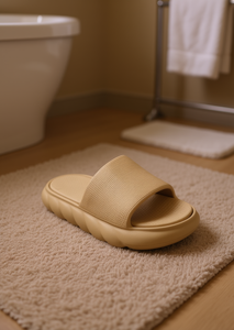 Sandali EVA da donna taglia 30, infradito con punta aperta, pantofole da casa ultra morbide e confortevoli, per tutte le stagioni, colore grigio - Product Image 2